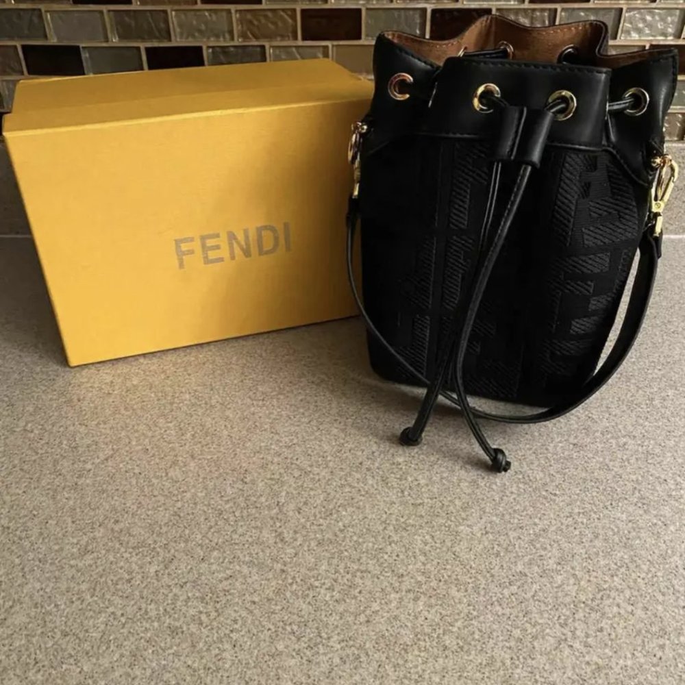 Fendi boho  bucket bag